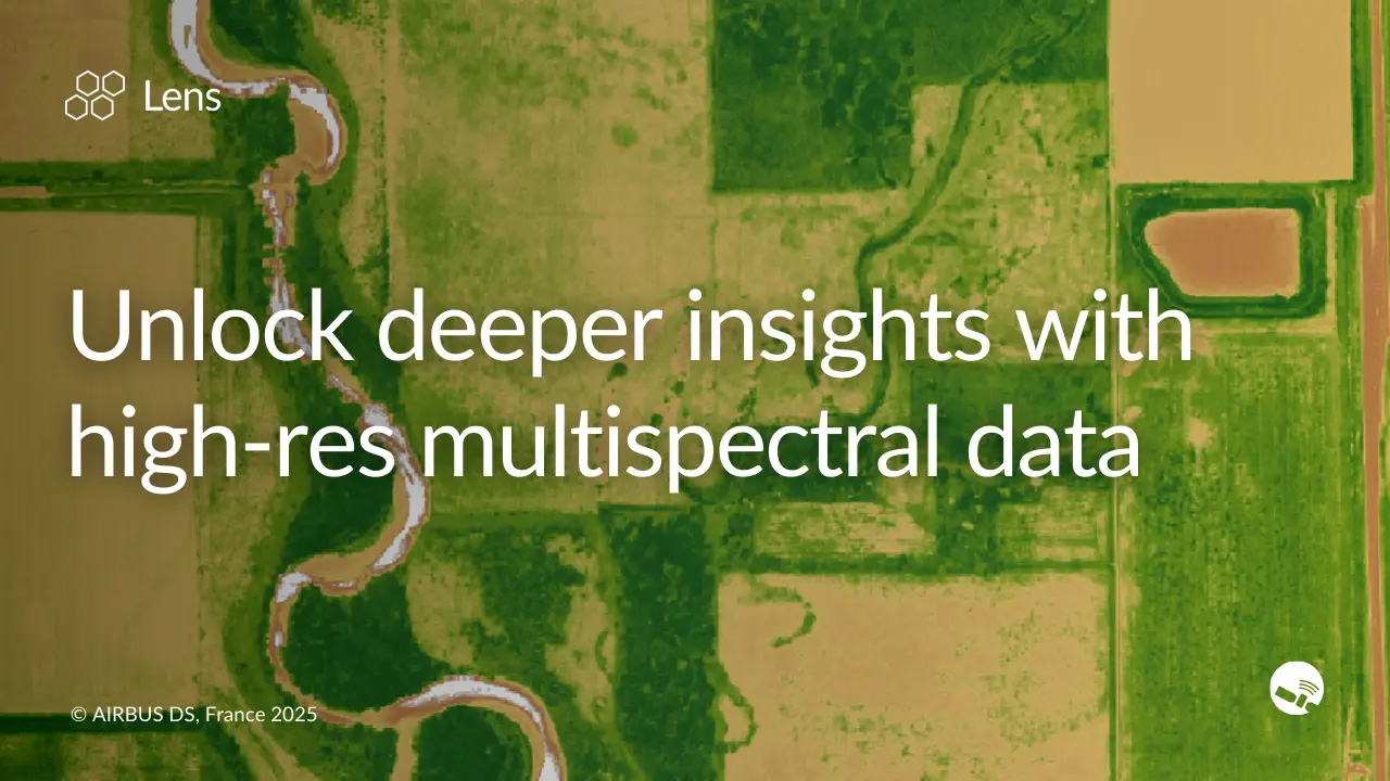 Unlock deeper insights with high-resolution multispectral satellite data