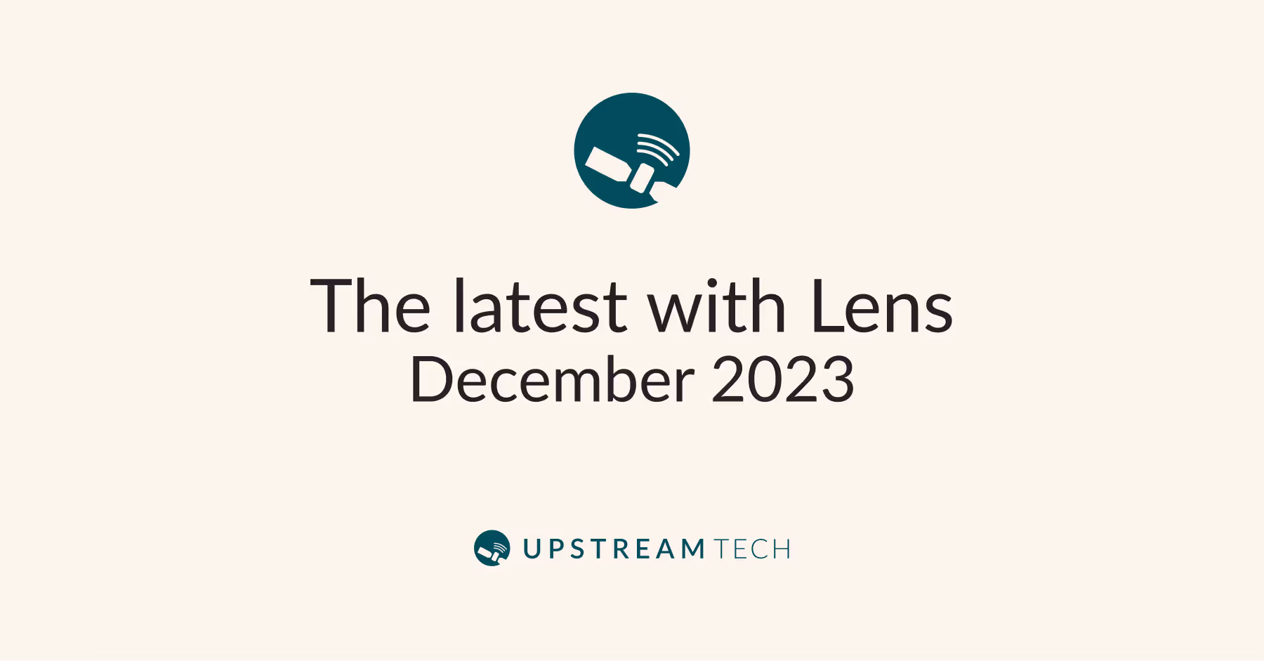 The latest with Lens: December 2023
