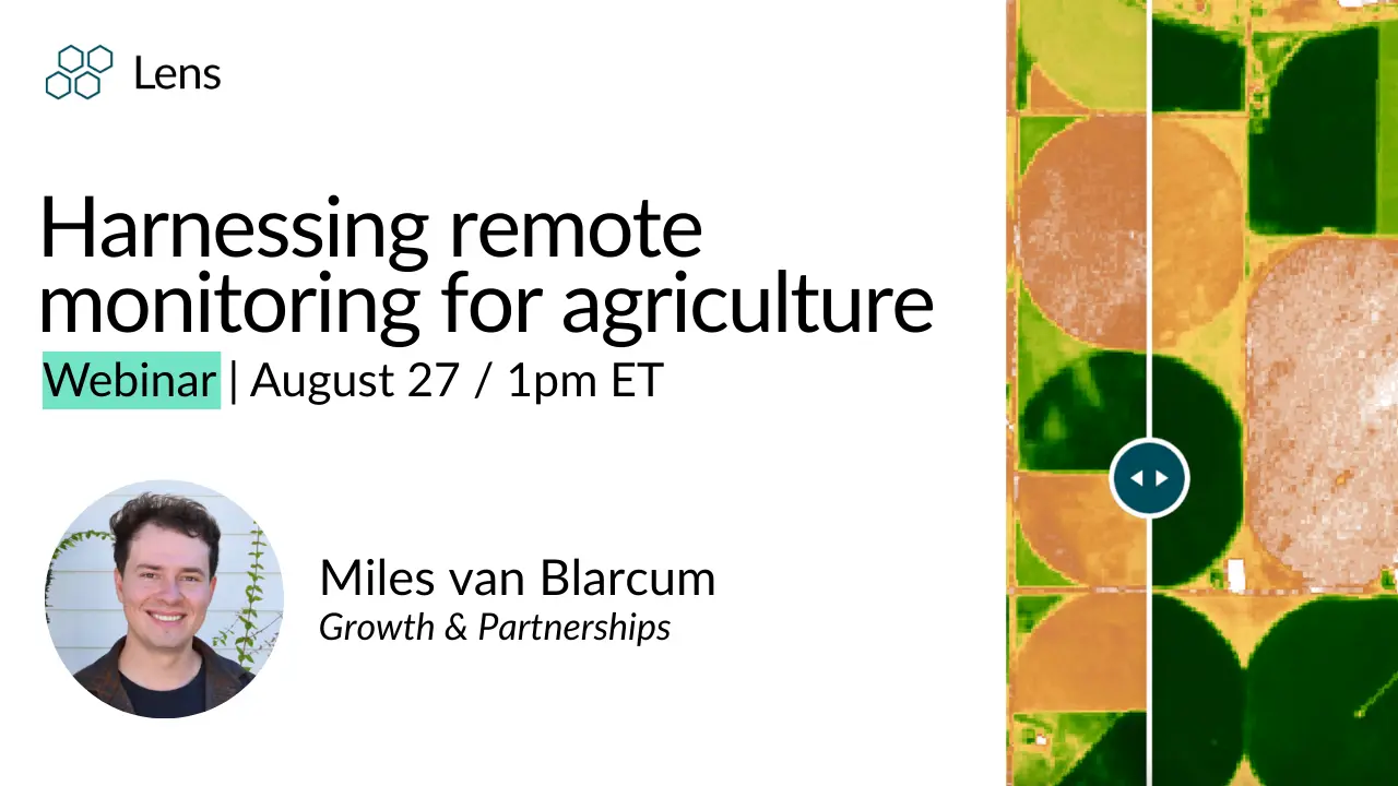 Agriculture webinar preview