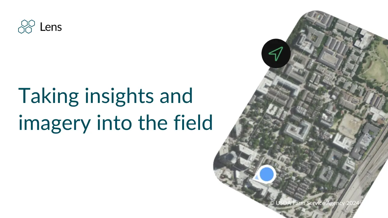 Turning Lens imagery into field-ready maps
